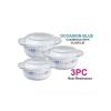 Opal Glass Ware Casserole Bowl Set with Lid