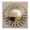 Gold Circular Ornate Cherub Wall Mirror