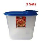 3Pcs Cereal containers Storage Jar