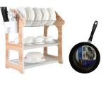 3 Layers Nunix Dish Rack Plus Cooking Pan