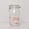 Glass Jar With Air Tight Lids & Metal Lock