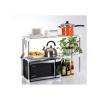Generic Microwave Oven Shelf Rack - Silver
