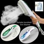 Portable Handheld Garment Fabric Clothes Steamer Iron Steam Cleaner Sanitiser White And Blue