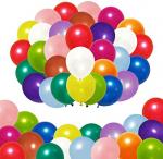 Round Balloons and Pastel Assorted Colors 100 Pieces