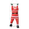 60Cm Christmas Hanging Santa Climbing Ladder