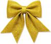 26.5 X 19 cm Glitter Foam Bow Gold