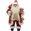 Standing Full Dressed Santa with Gift Holding