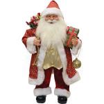 Standing Full Dressed Santa with Gift Holding