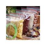 Re-usable ziplock Fride Food storage bags random Random Clear 5 Pcs