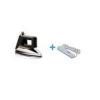 Redberry Dry Iron Box + Free Heavy Duty Power Extension Cable Silver