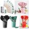 Generic Silicon Non-Stick Cooking Spoons Set Pink -11pcs