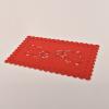 Table Mat Felt Mat Red