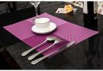 Table Mat Checked Purple 4 pcs
