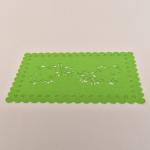 Table Mat Felt Mat Green 4 pcs
