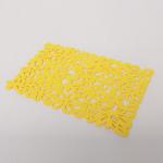 Table Mat Felt Mat Yellow 4 pcs