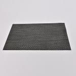 Table Mat Woven Black 4 pcs