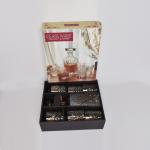 7pc chalice gold decanter