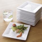 ceramic square dinner plate