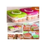 24 Eggs Organizer Tray - Assorted Colour