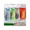 Reusable Silicone Food Grade Preservation Bag Airtight Seal Storage Bags (4 Pcs) blue, red, white and green 1000 L