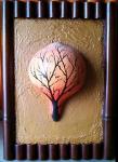 Handmade wall hanging brown medium