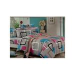 Duvet set 4pc (with 1 duvet,1 bedsheet and 2 pillow cases)