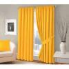 Orange Curtain (5M) (2Panels,each 2.5M) + FREE WHITE SHEER