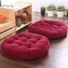 Generic Maroon Round Floor Pillow