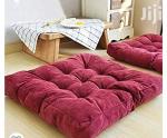 Generic Maroon Square Floor Pillow