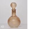 Gold round decanter