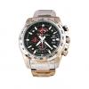 Casio Red and white Dial Watch With Silver Straps.