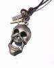 Skull Head Pendant brown one size