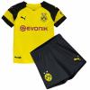 The New 2018-2019 Kids/Children Borussia Dortmund Home Kit REPLICA Football Jersey & Short Home  Polyester