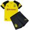 The New 2018-2019 Kids/Children Borussia Dortmund Home Kit REPLICA Football Jersey & Short Home  Polyester