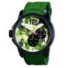 Curren Green Resin Band Military Wrist Watch
