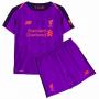 The New 2018-2019 Kids/Children Liverpool Away Kit REPLICA Football Jersey & Short Away Polyester