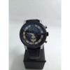 Fashion Flyback Black & White Dial Leather Strap Watch