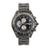 Curren Black Dial Chronograph Watch With Stainless Steel Straps
