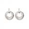 Generic Silver Rhinestone Earrings