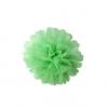 Generic Green Mint Chiffon Fabric Flower Hair/Dress Clip