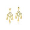 CarJay Jewels Gold Coated Earring studs loops