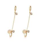 CarJay Jewels Gold Coated Double Earring Loops