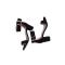 Fashion Black Chunky Open Toe Adjustable Ankle Strap Heel