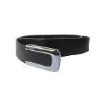 Fashion Men`s Leather Belt Casual Business- Black