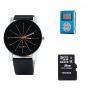 Quartz Male Analog Quartz Watch Free Mp3 player and 8GB Memory card