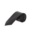 Black Men`s Satin Skinny Slim Neck Tie