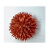 Generic Orange Mandarin Satin Fabric Flower Hair/Dress Clip