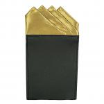 Generic Pocket Square Four Pointed Pale Gold