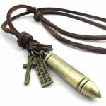 Bullet Pendant brown one size