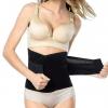 Fashion 1PCS Abdominal Belt Waist Trimmer Women Maternity Body Shaper Postpartum Recovery Girdle(Black)